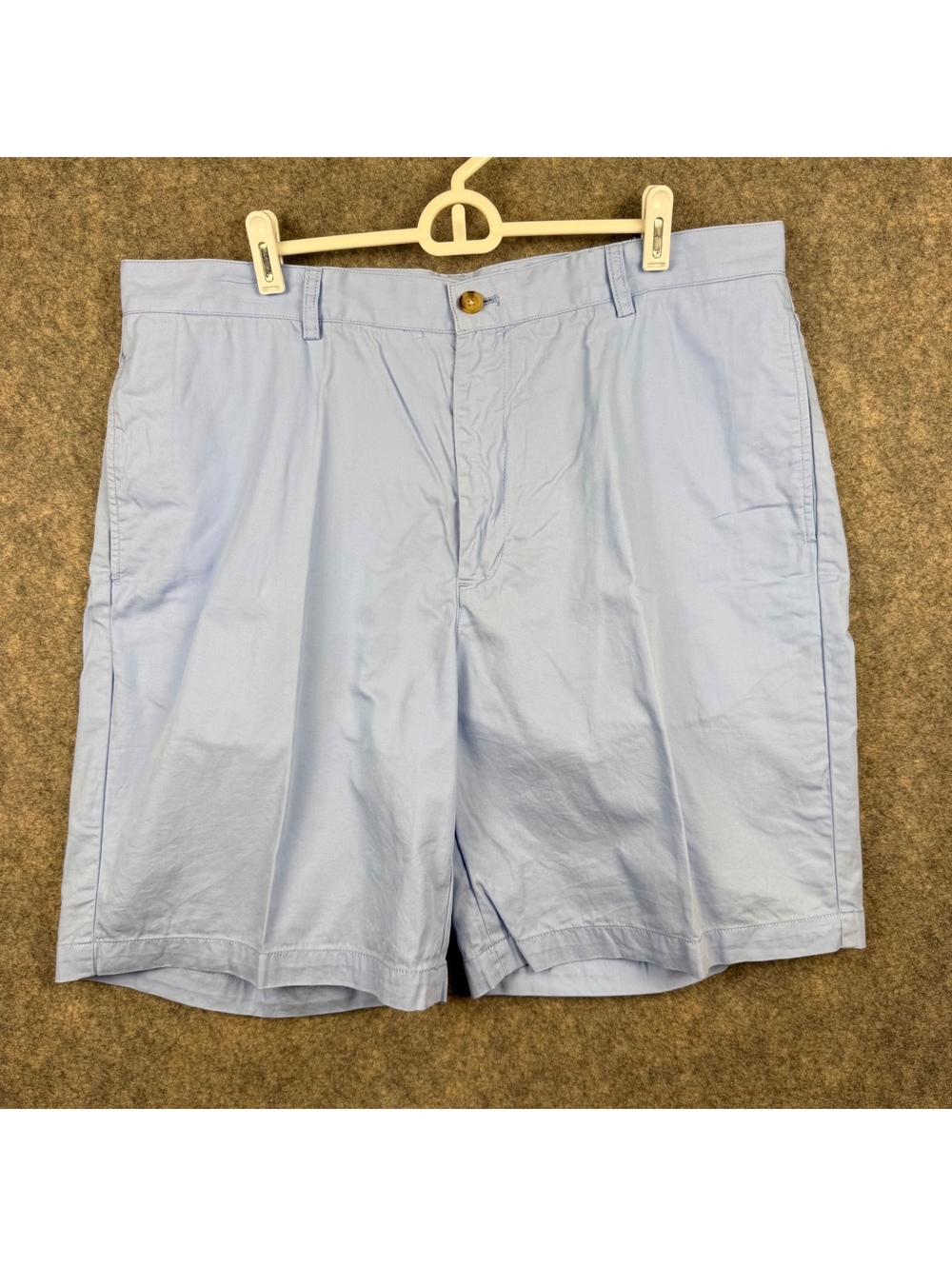 Vineyard Vines Flat Front Chino Shorts Light Blue Men Size 38 9” Preppy 674